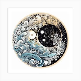 Yin Yang Symbol 42 Art Print