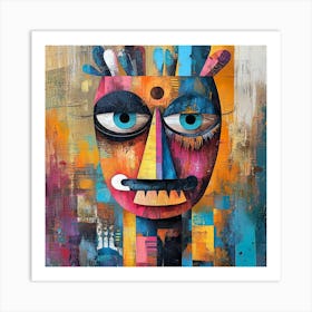 Face Of A Man 1 Art Print