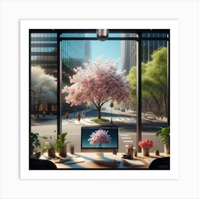 Cherry Blossoms Art Print