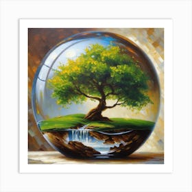 Tree In A Ball Art Print