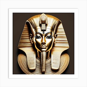 Pharaoh Mask Art Print