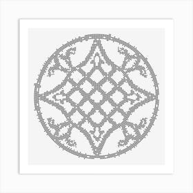 Mosaic Mandala 07 Art Print