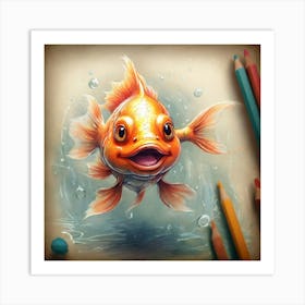 Goldfish 28 Art Print