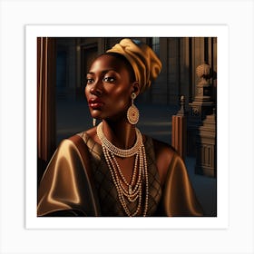 Black and Gold Art Print