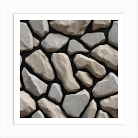 Stone Wall 85 Art Print