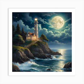 Default A Captivating Night Sceneq Art Print