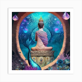 Siren Buddha #7 Art Print