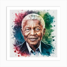 Nelson Mandela 39 Art Print