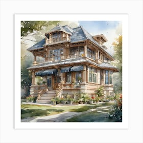 The House of Serenity Art Print