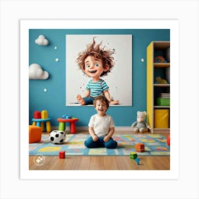 Portrait Of A Child Art Print