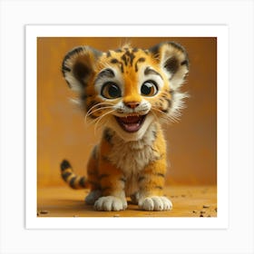 Tiger Cub 21 Art Print