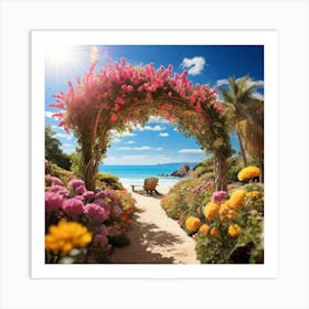 Tropical Garden Art Print