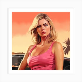 Freddypaps Kate Upton Art Print