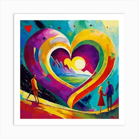Heart Of Love 6 Art Print