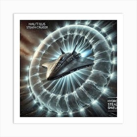 A High Tech, Sci Fi Scene Showing The Nautilus Ste 2 Art Print