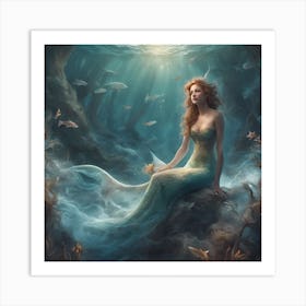 Mermaid 1 Art Print