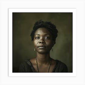 Portrait Of An African Woman 1 Art Print