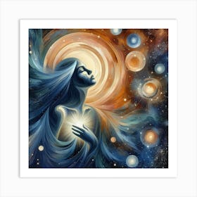 Shamanic Woman Art Print