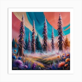 Twilight Forest Art Print