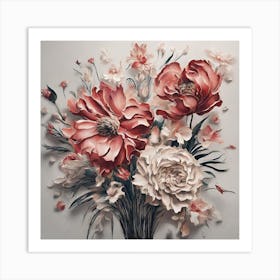 Flowers In A Vase 1 Art Print