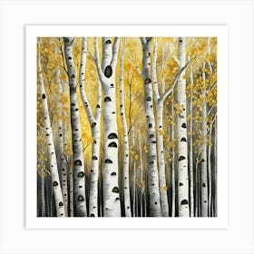 Birch Trees 2 Art Print