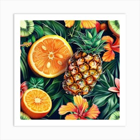 Tropical Fusion (5) Art Print