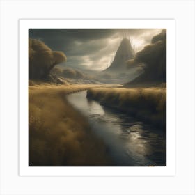 Landscape In The Sky 2 Art Print