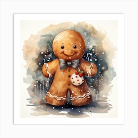 Gingerbread Man 3 Art Print