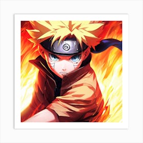 Naruto 9 Art Print