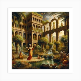 Egyptian Palace2 Art Print