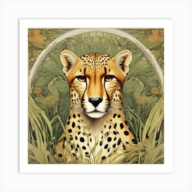 Cheetah Portrait 1 Art Print