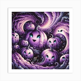 Pumpkins Art Print