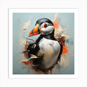 Bird Puffin 5 Art Print