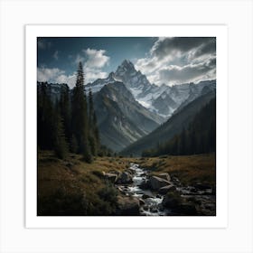 Mountain Stream Art Print