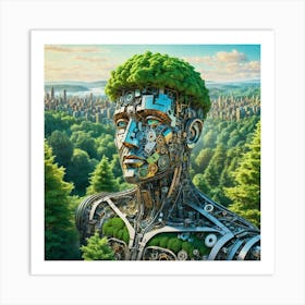 Robot Man 1 Art Print