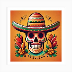 Mexican Skull 92 Art Print