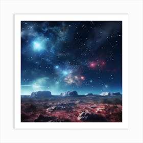 Starry Night From Another Place Art Print