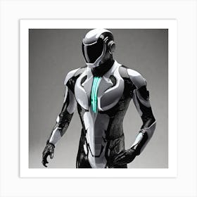 Futuristic Suit 33 Art Print