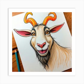 Goat! 27 Art Print