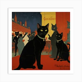 Default Chat Noir Cabaret Thophilealexandre Steinlen Art 0 Art Print