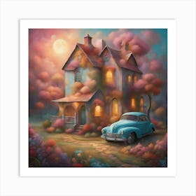 House In The Woods Art Print