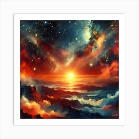 Astral Aura 9 Art Print