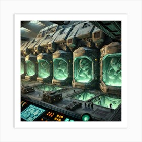 Vxs 4 Noxious Enforcer Kaiju Containment Bays Converted Art Print