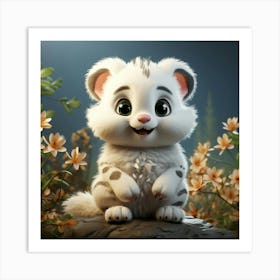 White Bear Art Print