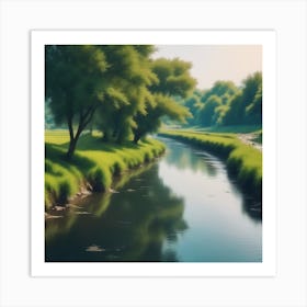 River In The Grass 29 Art Print