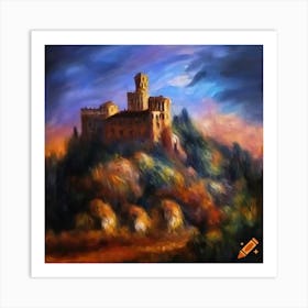 Castle On The Hill Art Print