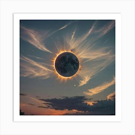 Solar Eclipse 1 Art Print