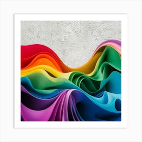 Rainbow - Rainbow Stock Videos & Royalty-Free Footage Art Print