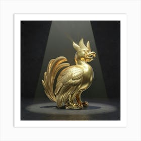 Golden Phoenix Art Print