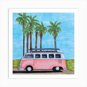 Combi Maimi Beach. Art Print